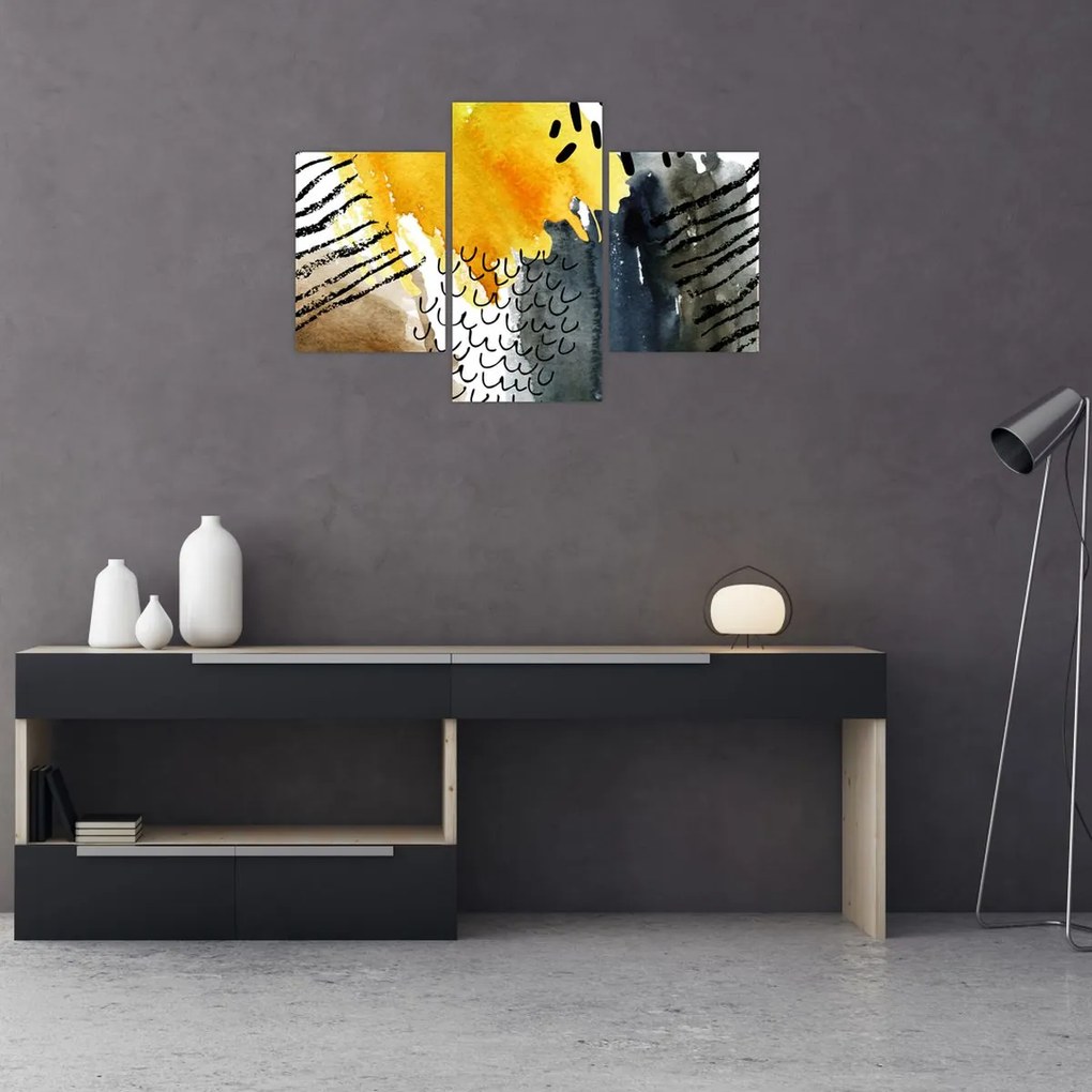 Obraz - Abstraktný akvarel (90x60 cm)