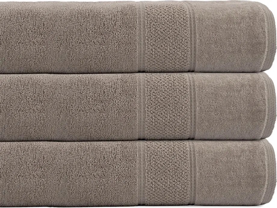 Set uterák a osuška Mario perlový 50x90 + 70x140 cm | Bavlna 550 gsm