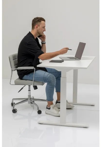 Office Smart písací stôl 120x70 cm biely