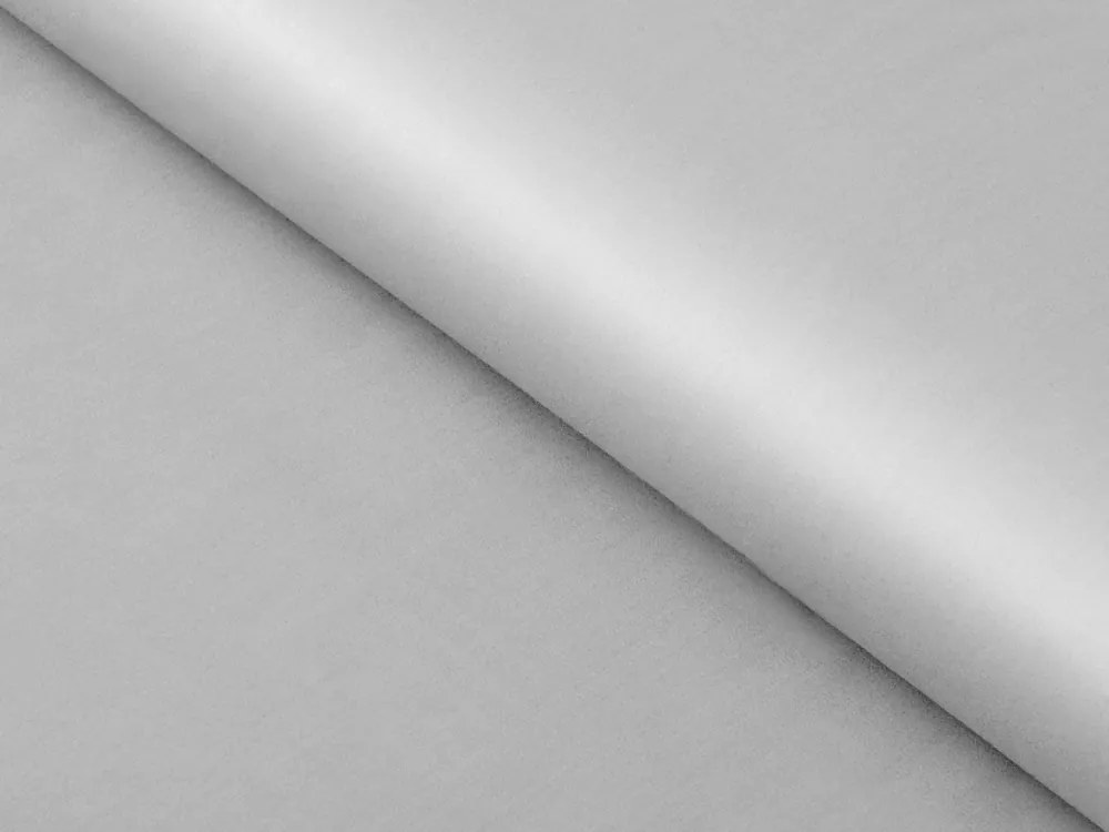 Biante Obdĺžnikový bavlněný saténový ubrus ST-012 Svetlo sivý 60x100 cm