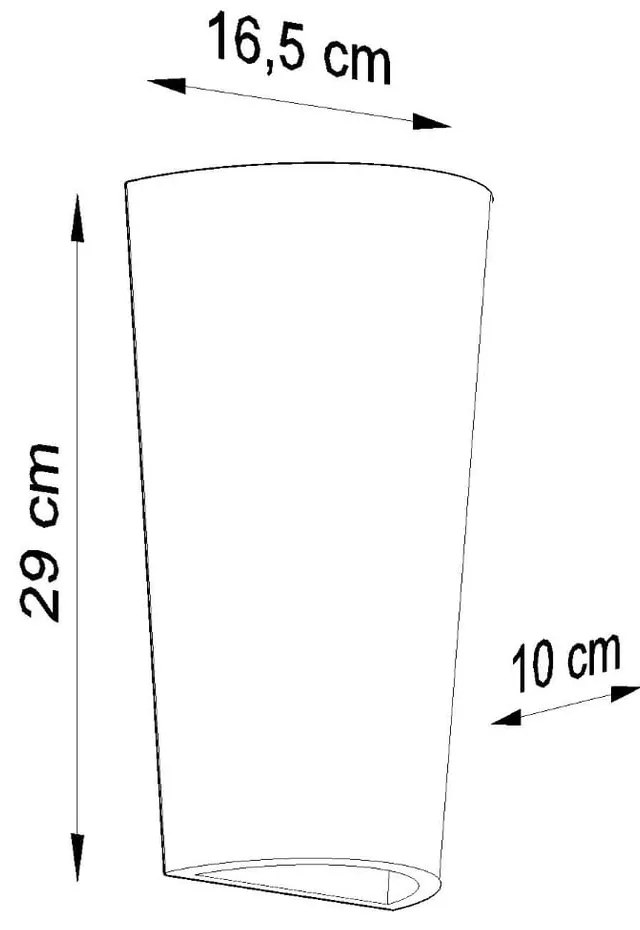 Biele nástenné svietidlo Colbie – Nice Lamps