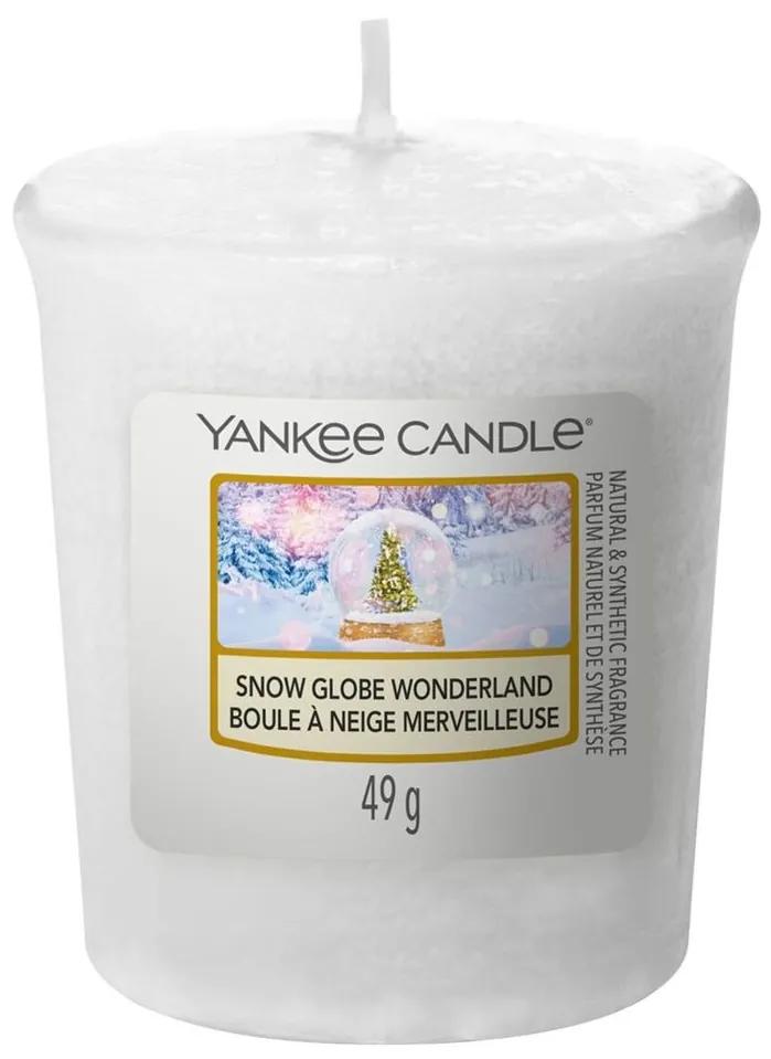 Yankee Candle - votivná sviečka Snow Globe Wonderland, 49 g