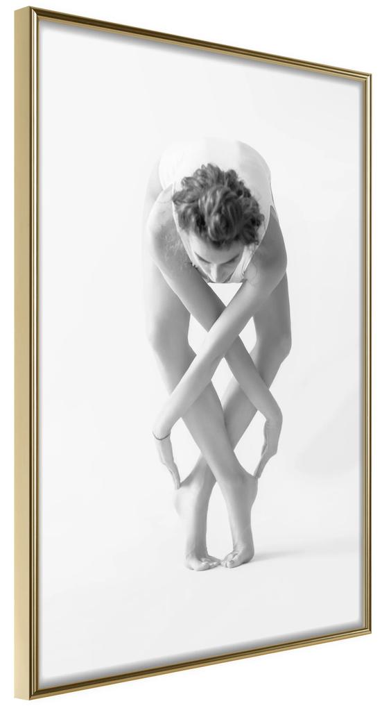 Artgeist Plagát - Ballet [Poster] Veľkosť: 40x60, Verzia: Zlatý rám s passe-partout
