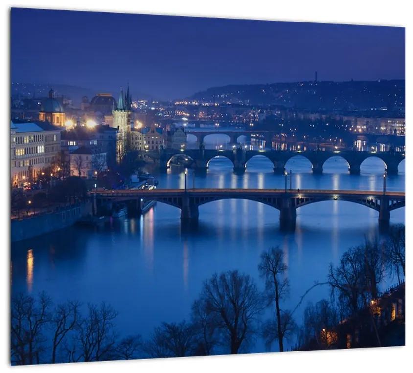 Obraz večerné Prahy