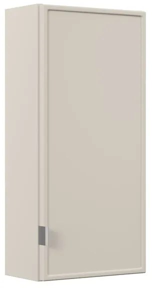 Horná závesná kúpeľňová skrinka Bella Cashmere 83-35-1D kašmírová