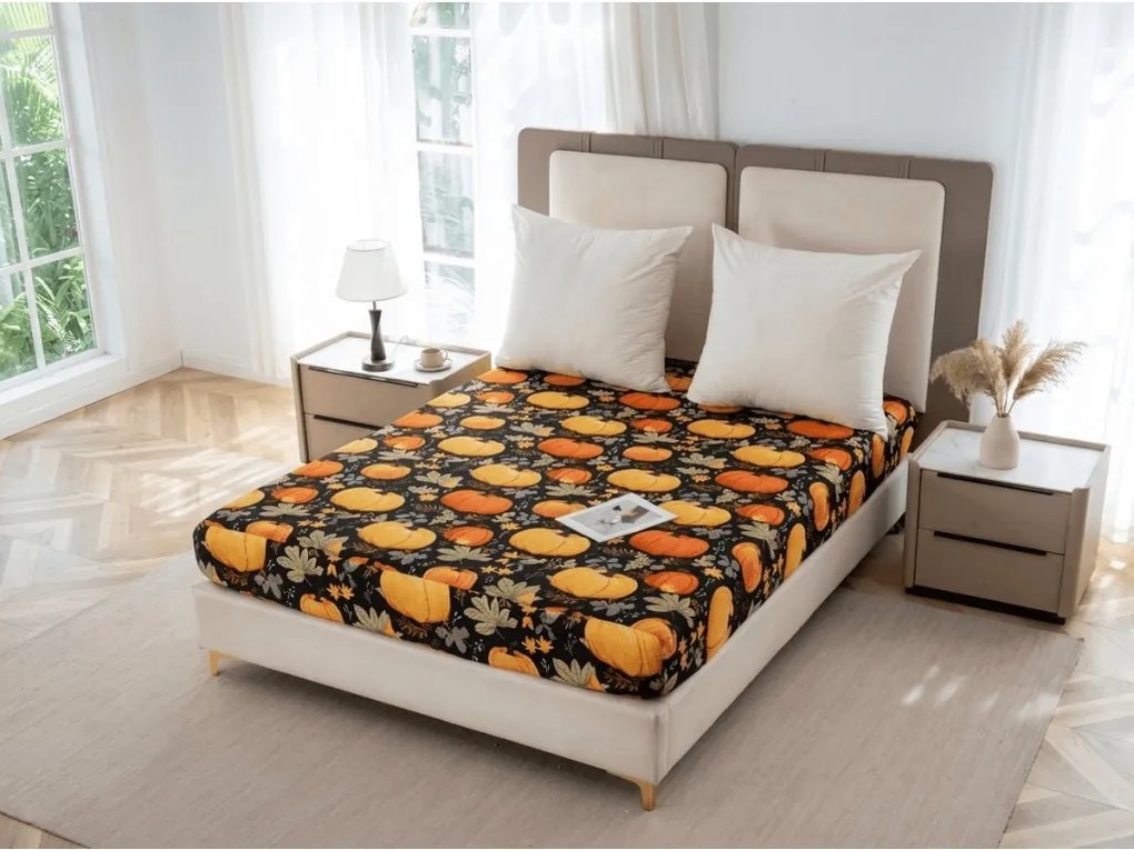 Obliečka z mikrovlákna ORANGE PUMPKINS farebné 180x200 cm