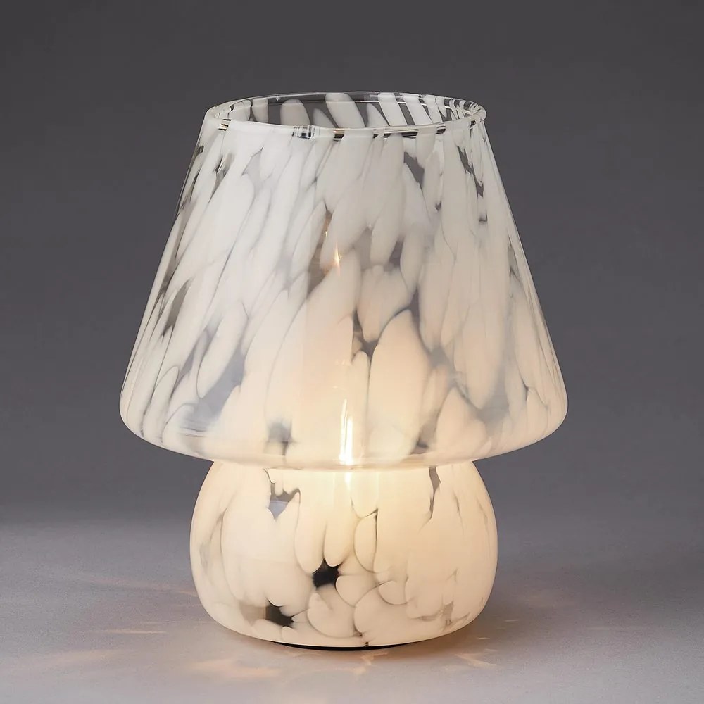 MISS MARBLE LED Lampa 21 cm - biela