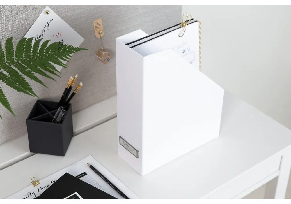 Biely organizér na dokumenty Bigso Box of Sweden Viktoria