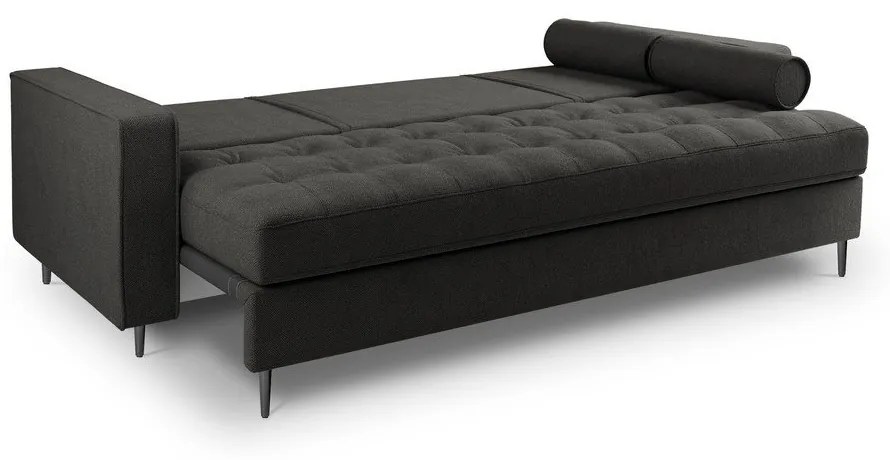 Tmavosivá rozkladacia pohovka Milo Casa Santo