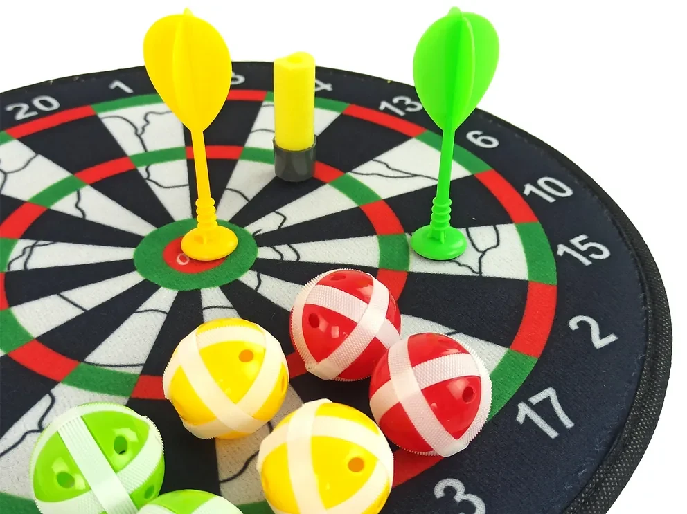 LEAN TOYS Terč na suchý zips Dart 36 cm