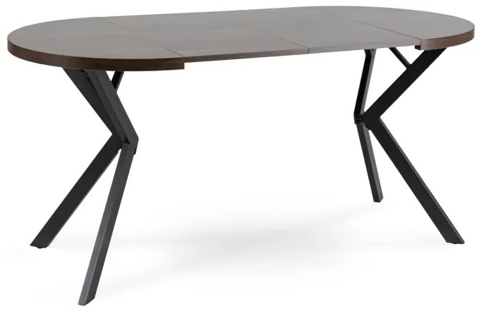 JAKS Okrúhly rozkladací stôl 80 - 160 cm orech Dorian