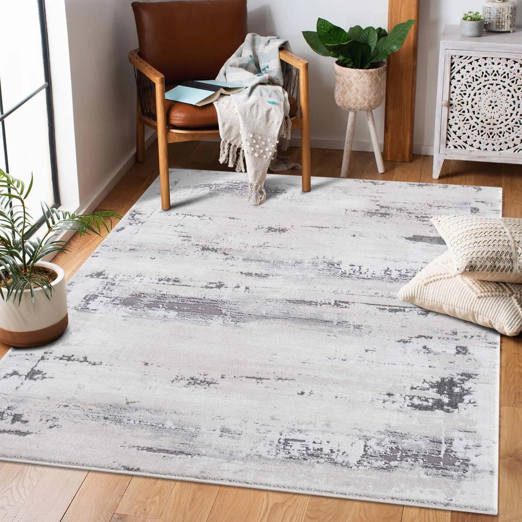 Dekorstudio Moderný koberec CHIC 175 - sivý Rozmer koberca: 80x300cm