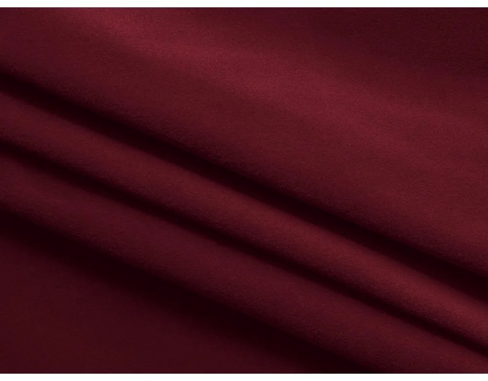 Vínovočervená zamatová pohovka 228 cm Ekahi – Makamii
