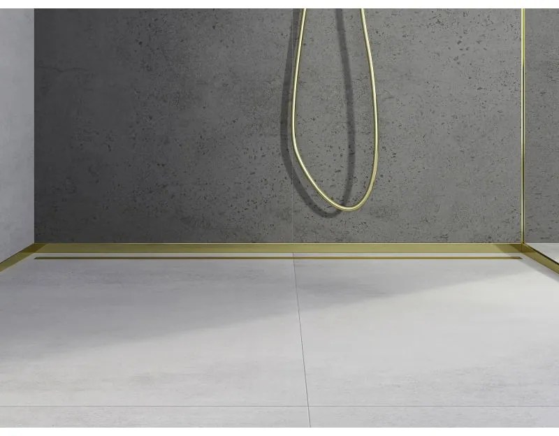 Mexen Line-B lišta 130 cm, zlatá lesklá, 185003130U