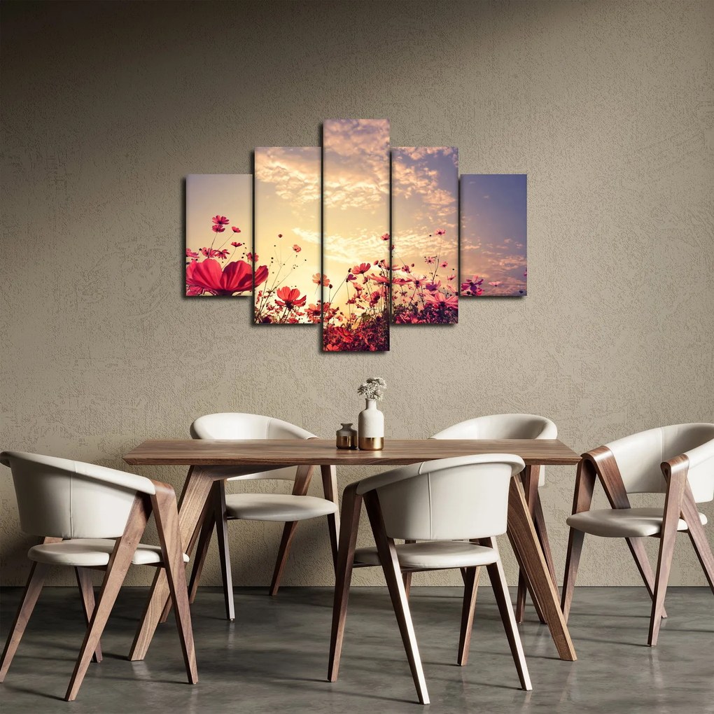 Obraz - Lúka s kvetmi (150x105 cm)