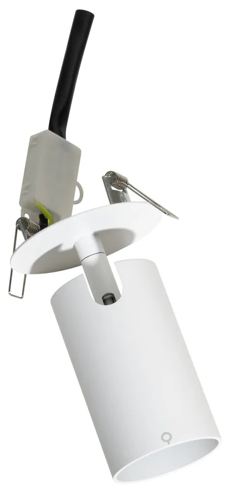 Moderné zabudované bodové svetlo biele GU10 50 mm - Chels