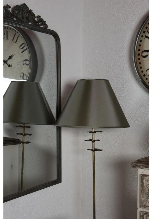 Zlatá stojaca vintage lampa kov 127cm
