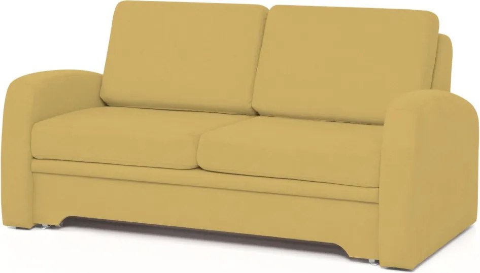 Pohovka s rozkladom Impuls, žltá látka