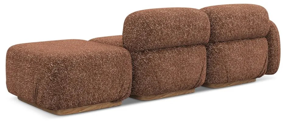 Oranžová/hnedá leňoška (ľavý roh) Ailani – Makamii