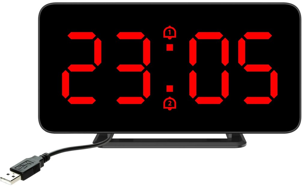 Budík do siete JVD SB3216.3, 15cm