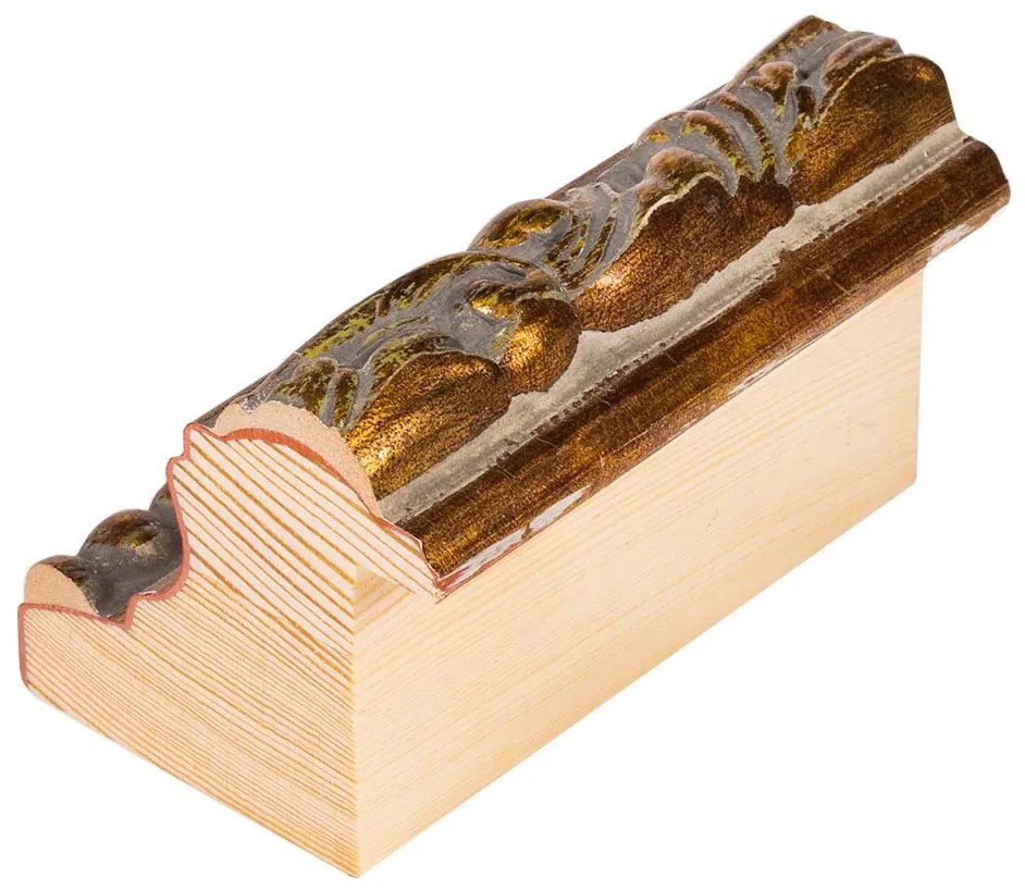 DANTIK rám na obraz 42x59,4 | HONEST malá vysoká bronz (Plexi Čiré)