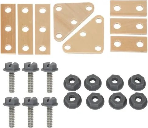 KRUZZEL Detská drevená dielňa 3v1 - Kruzzel