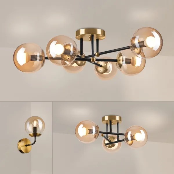 Brilagi - Prisadený luster MALIVA 6xE14/15W/230V zlatý