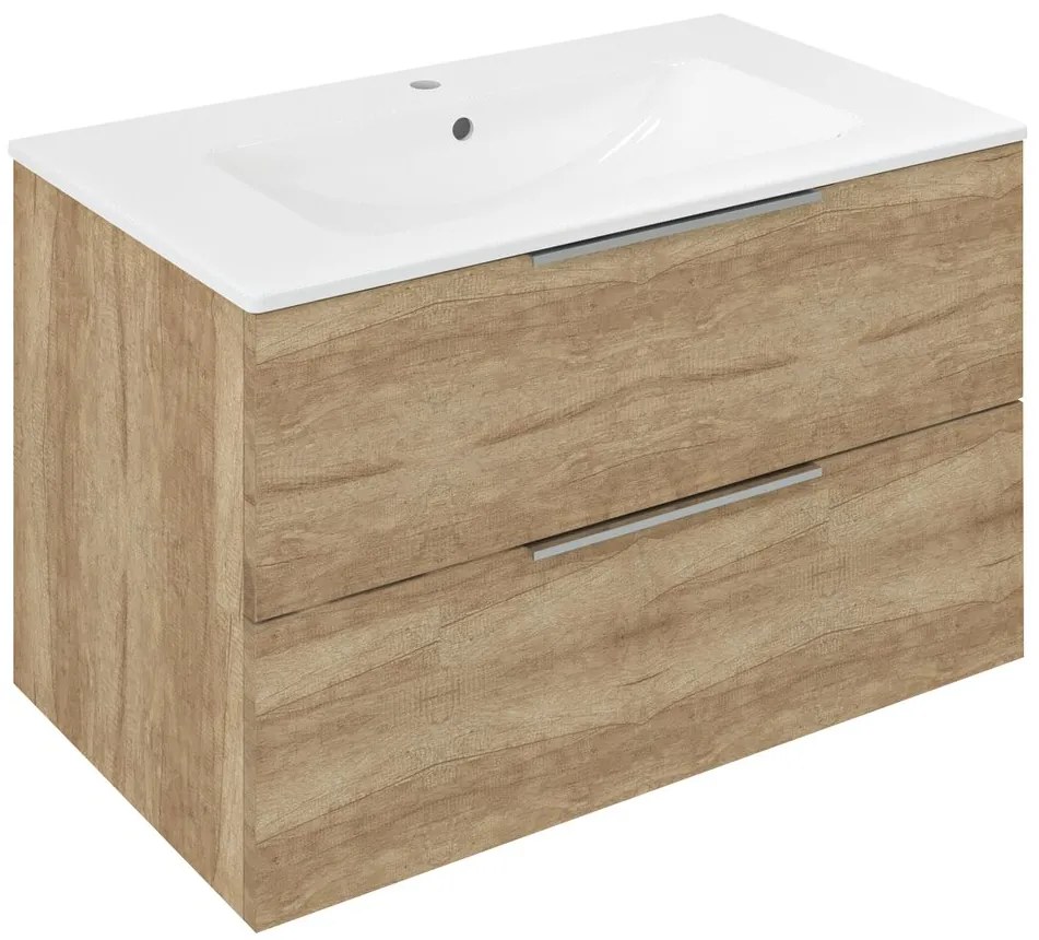 Sapho Sapho, CIRASA umývadlová skrinka 79,8x52x46cm, dub Alabama, CR801-2222