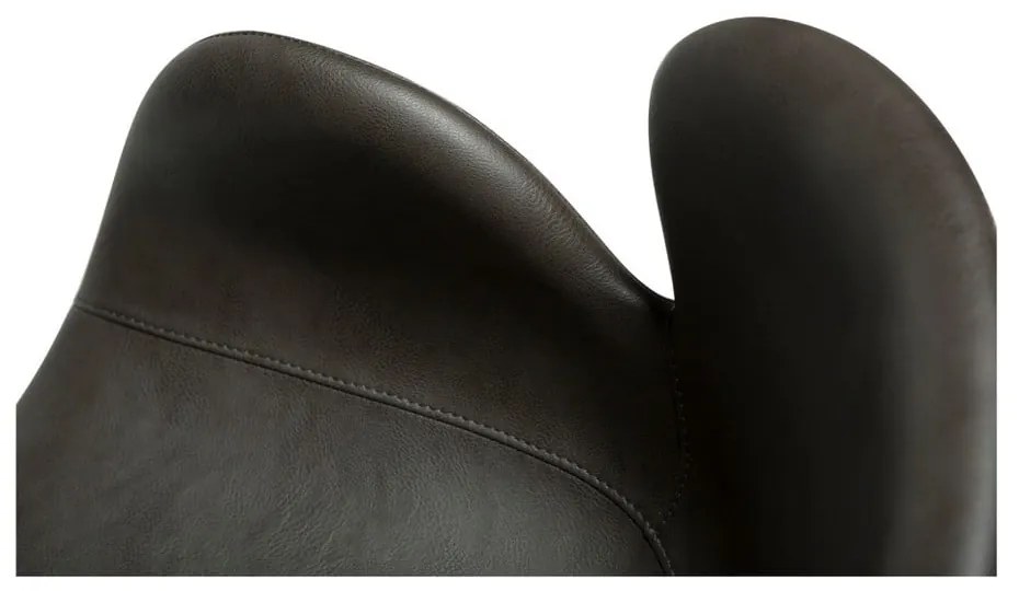 Sivé čalúnené jedálenské kreslo s podrúčkami Gaia – DAN-FORM Denmark