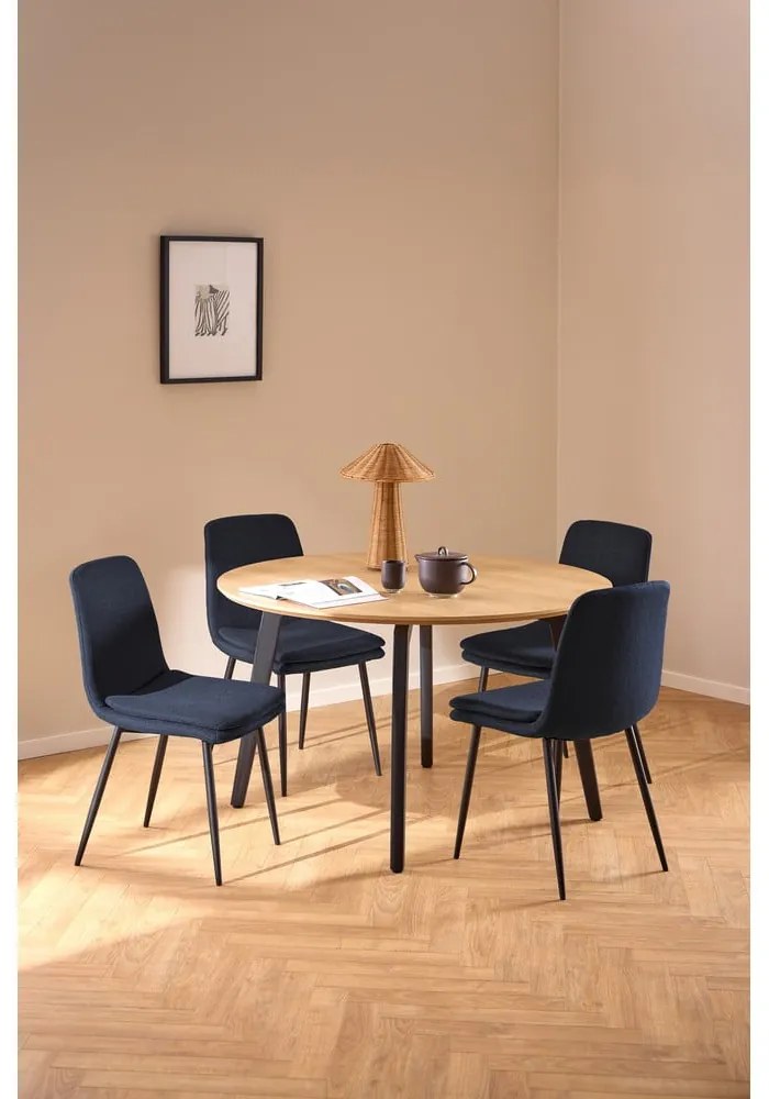 Tmavomodrá jedálenská stolička Becca – Actona