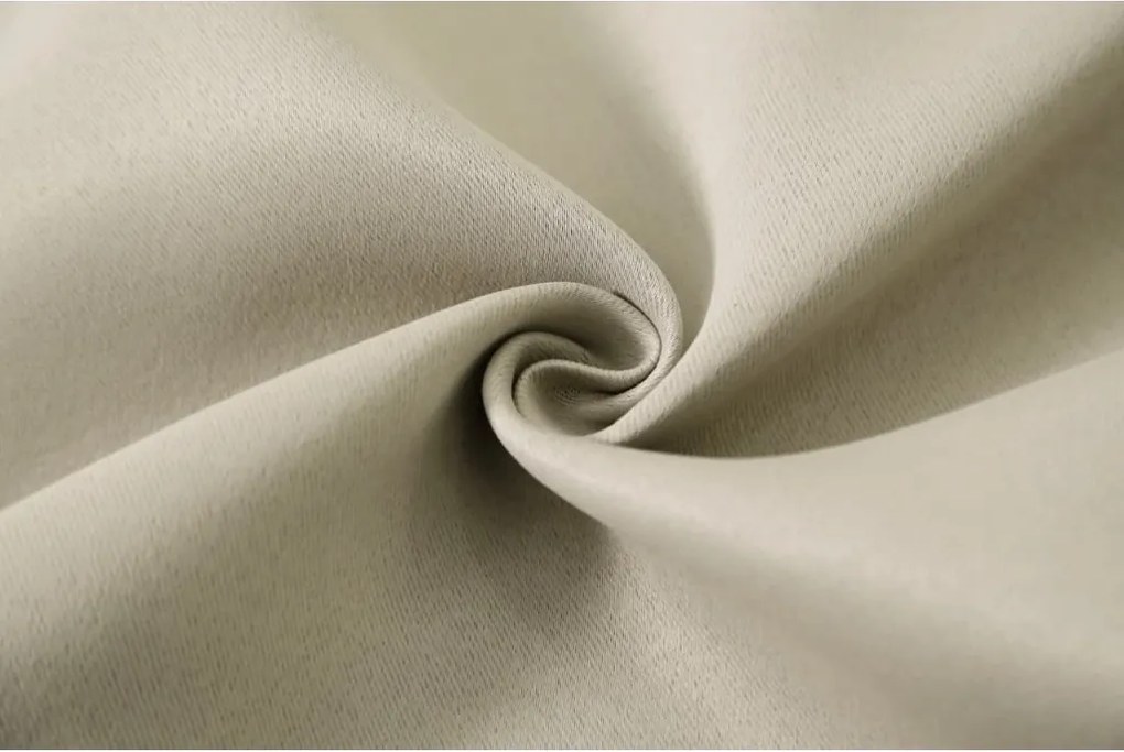 Záves OXFORD 140x270 cm, svetlobéžový Zavesenie: Riasiaca páska