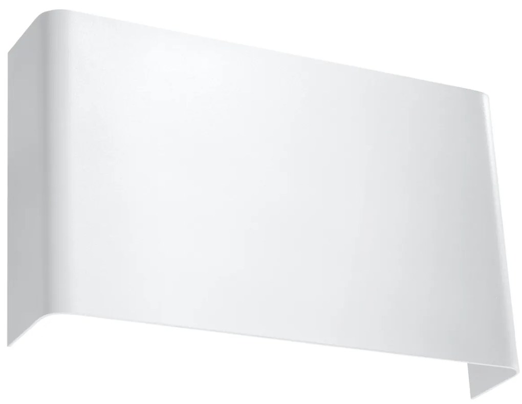 Nástenné svietidlo Copertura, 1x biele kovové tienidlo