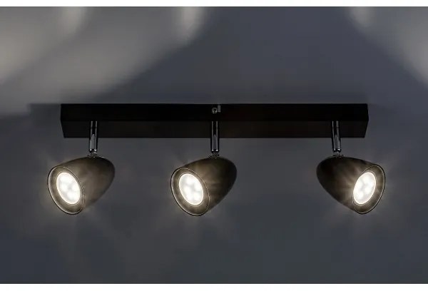 Rabalux 73019 - Bodové svietidlo PERICO 3xGU10/5W/230V čierna