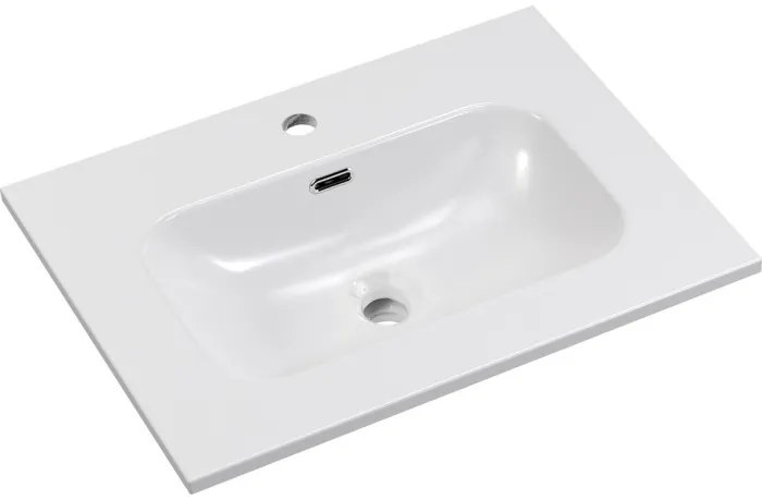 Koupelnová skříňka Donna Fly se zápustným umyvadlem 60 cm písková