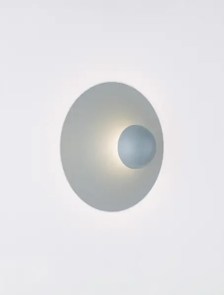 LED bluish šedé nástenné svietidlo Edem