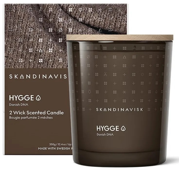 SKANDINAVISK Vonná sviečka v skle HYGGE (útulno) 350 g