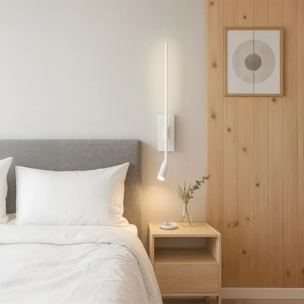 LED nástenné svietidlo TORCH LED/6W/230V + LED/3W biele