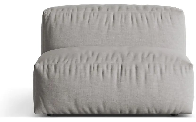 Svetlosivý modul pohovky (stredový diel) Martina – Micadoni Home