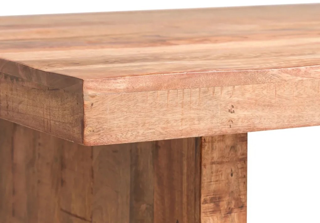 furniture-nabytek.cz - Masivní jídelní stůl z manga, lakovaný, hnědý – 175×100 cm