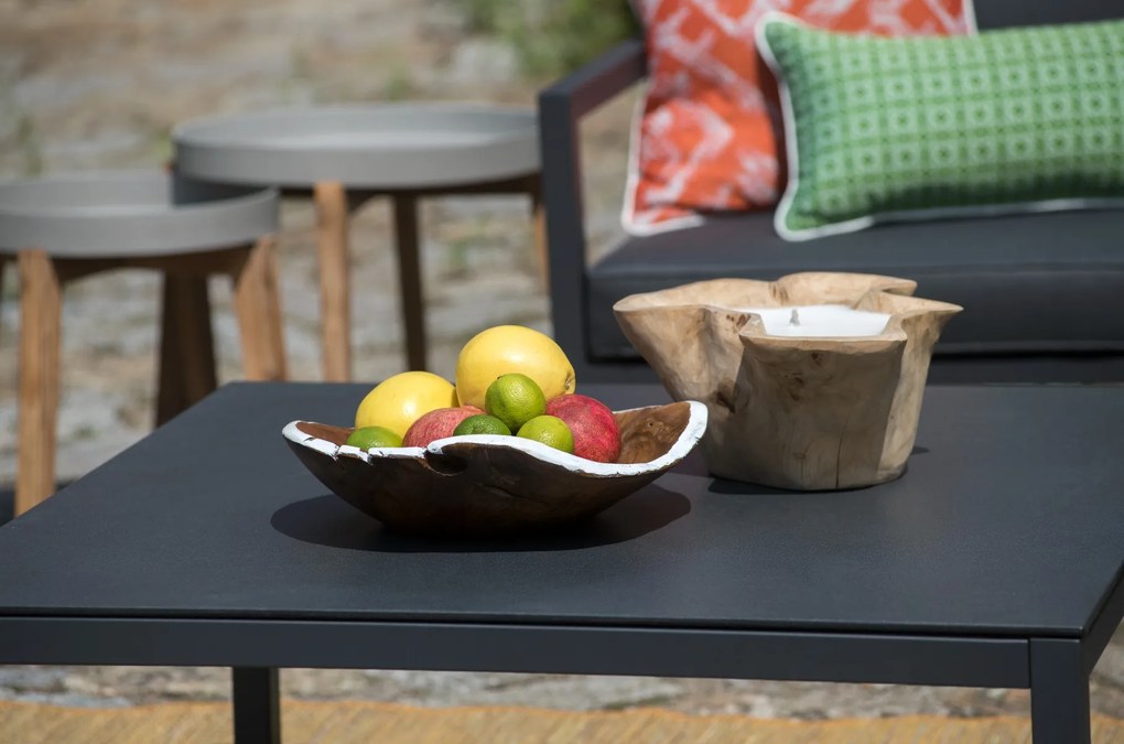 Luxusní rohová sedačka na terasu Manolo114 + konferenční stolek