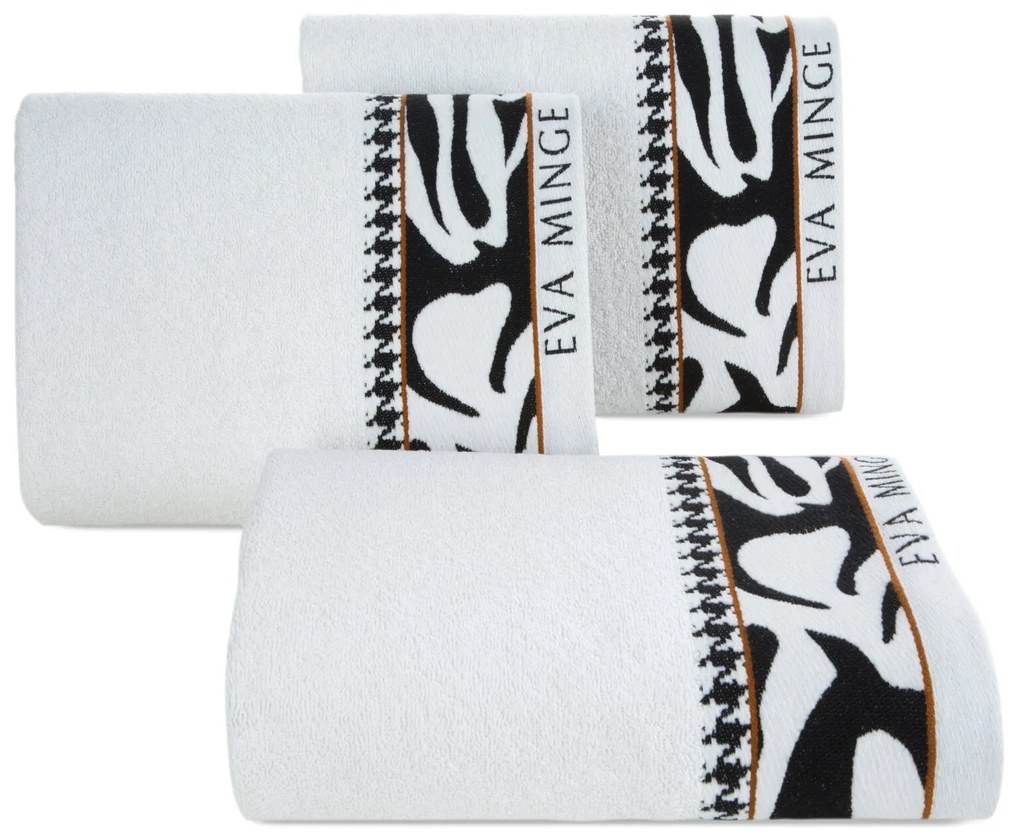 BAVLNENÝ UTERÁK EVA MINGE6 50X90 CM BIELA