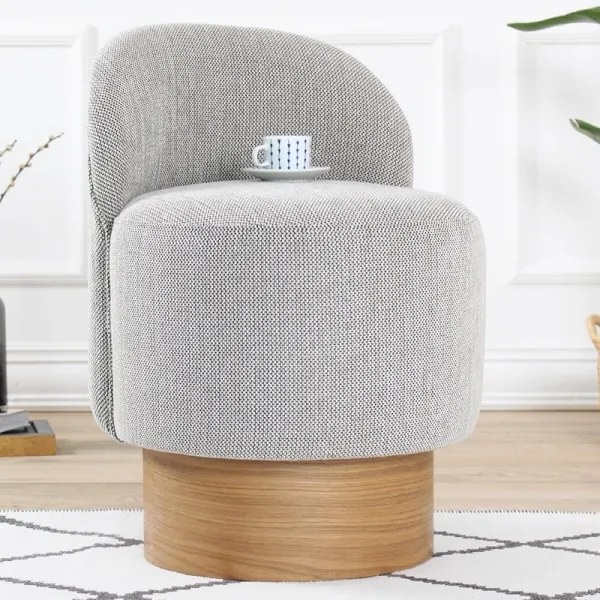 Detské kreslo RIKI 40x47 cm sivé