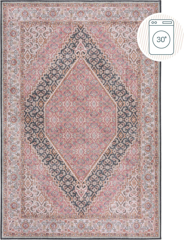 XXXLutz TKANÝ KOBEREC, 152/230 cm ružová Flair Rugs - Online Only bytové doplnky - 003165039302