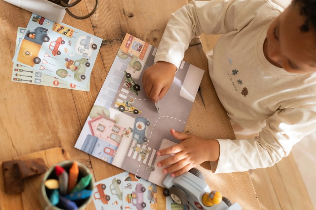 Knižka so samolepkami Doprava Jim