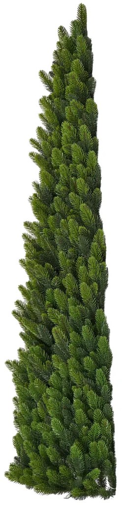 Umelý 100% 3D vianočný stromček na stenu malý- 110cm