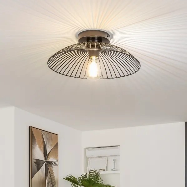 Univerzálne tienidlo CURITIBA pr. 38 cm čierne