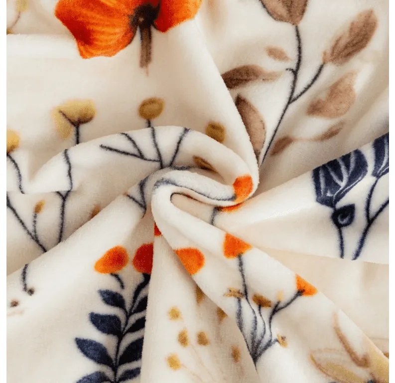 Mikroplyšová baránková deka PAPAVA, krémová Rozmer: 200 x 220 cm