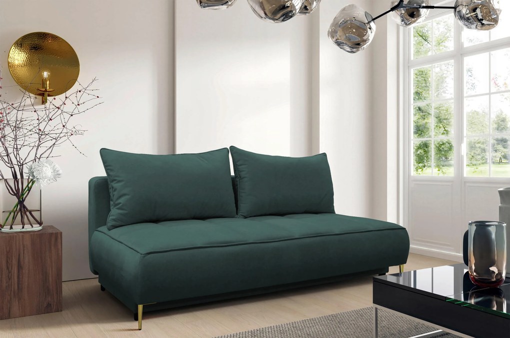 XXXLutz ROZKLADACIA POHOVKA, textil, modrá MID.YOU - Sedačky - 001574006004