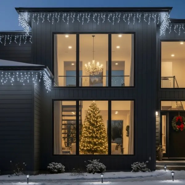 Brilagi - LED Vonkajší vianočný reťazec 200xLED/8 funkcií 13m IP44 studené biele