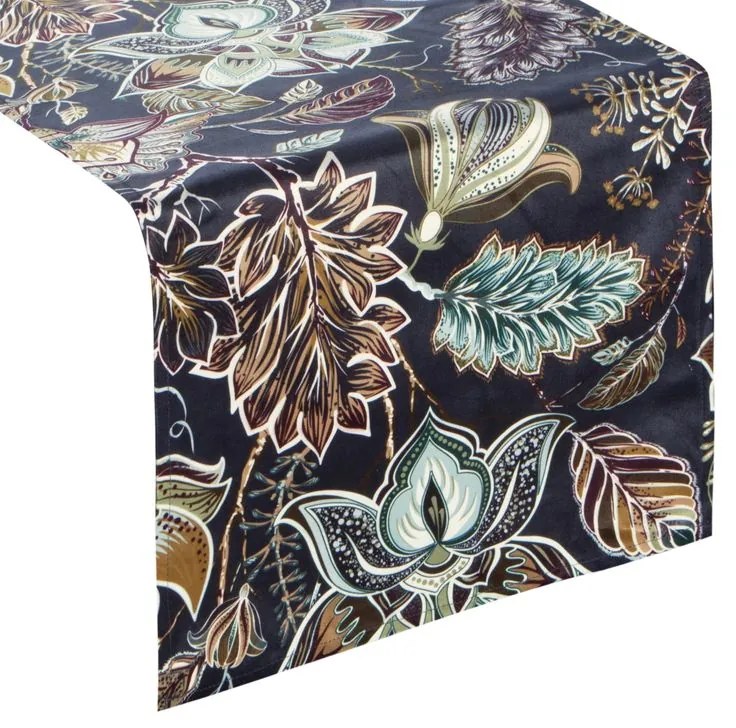 Dekorstudio Elegantný behúň na stôl GRACIA 33x140cm v granátovej farbe